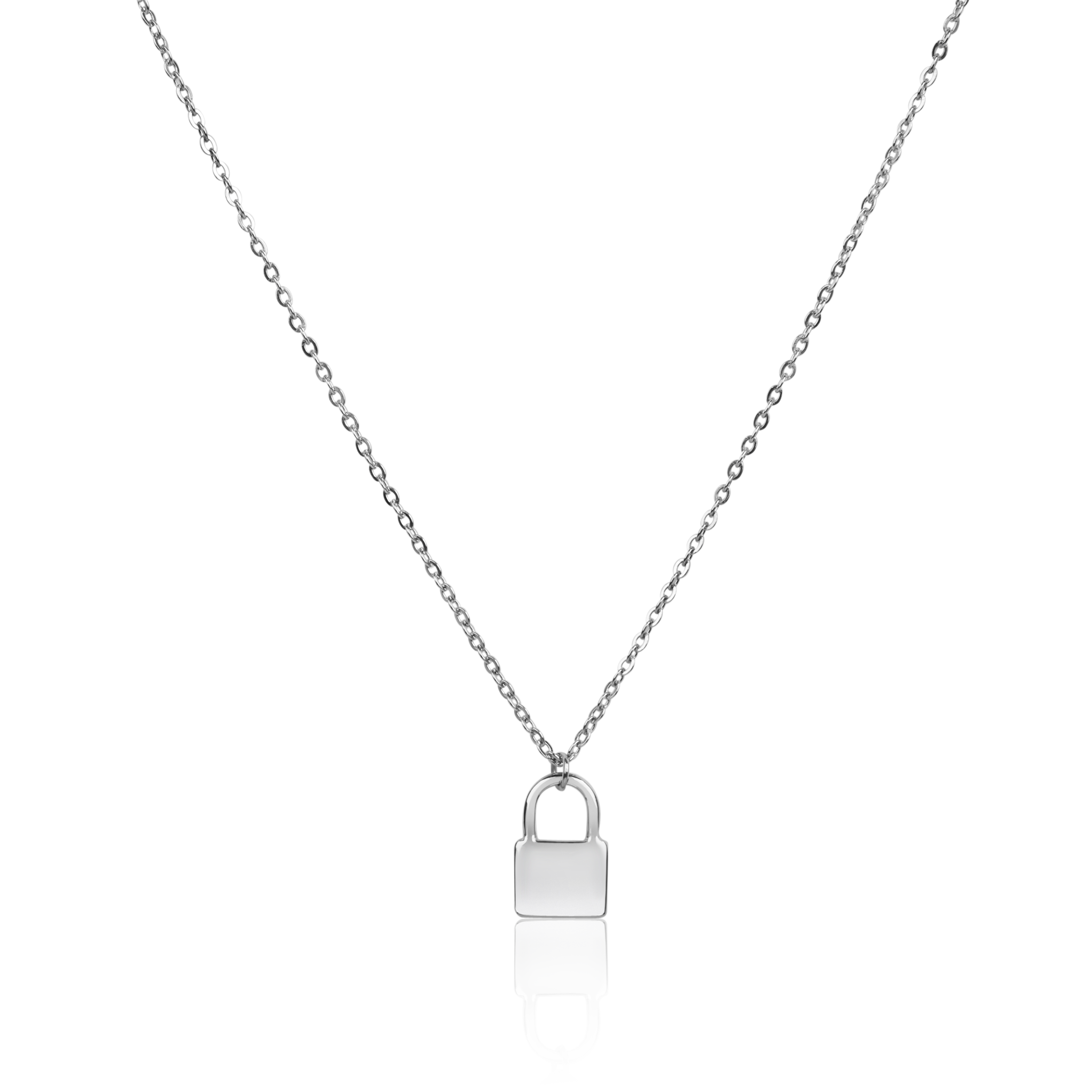 Kette mit Gravurschloss