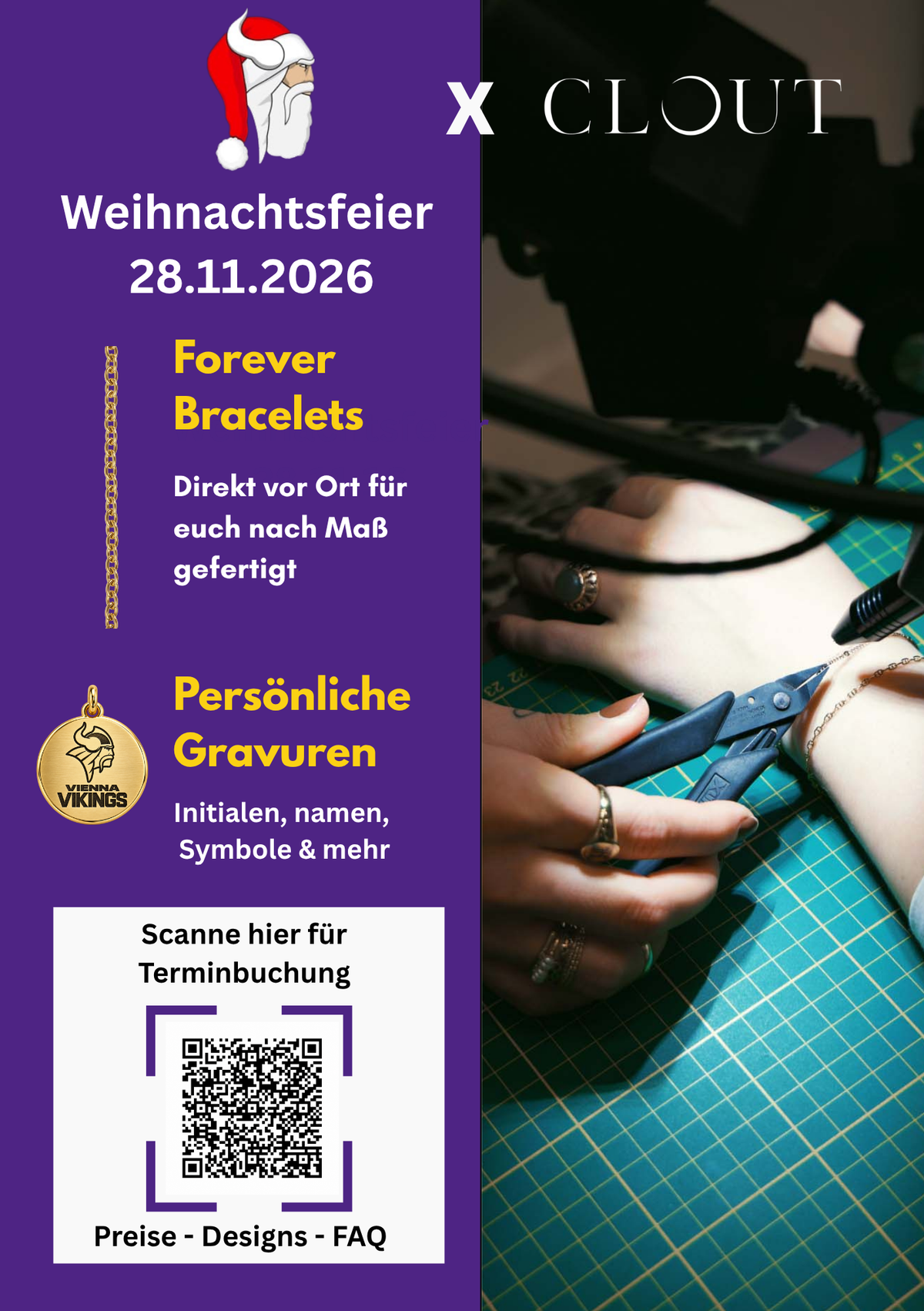 Vikings Weihnachtsfeier - Forever Bracelets & Gravurservice