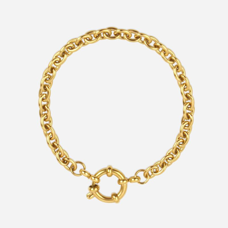 Charm Bracelet with Vintage Clasp