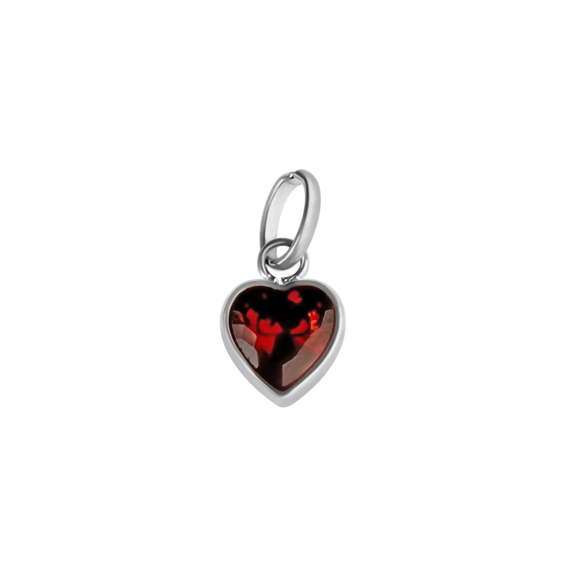 Zirkonia Herz Charm