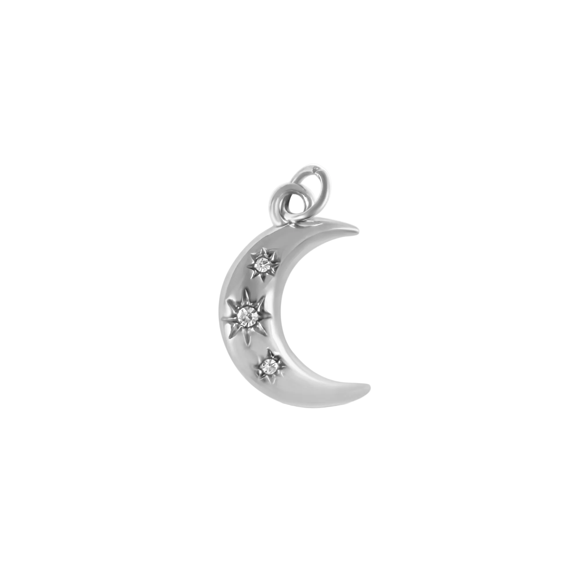 Mond mit kleinen Sternen