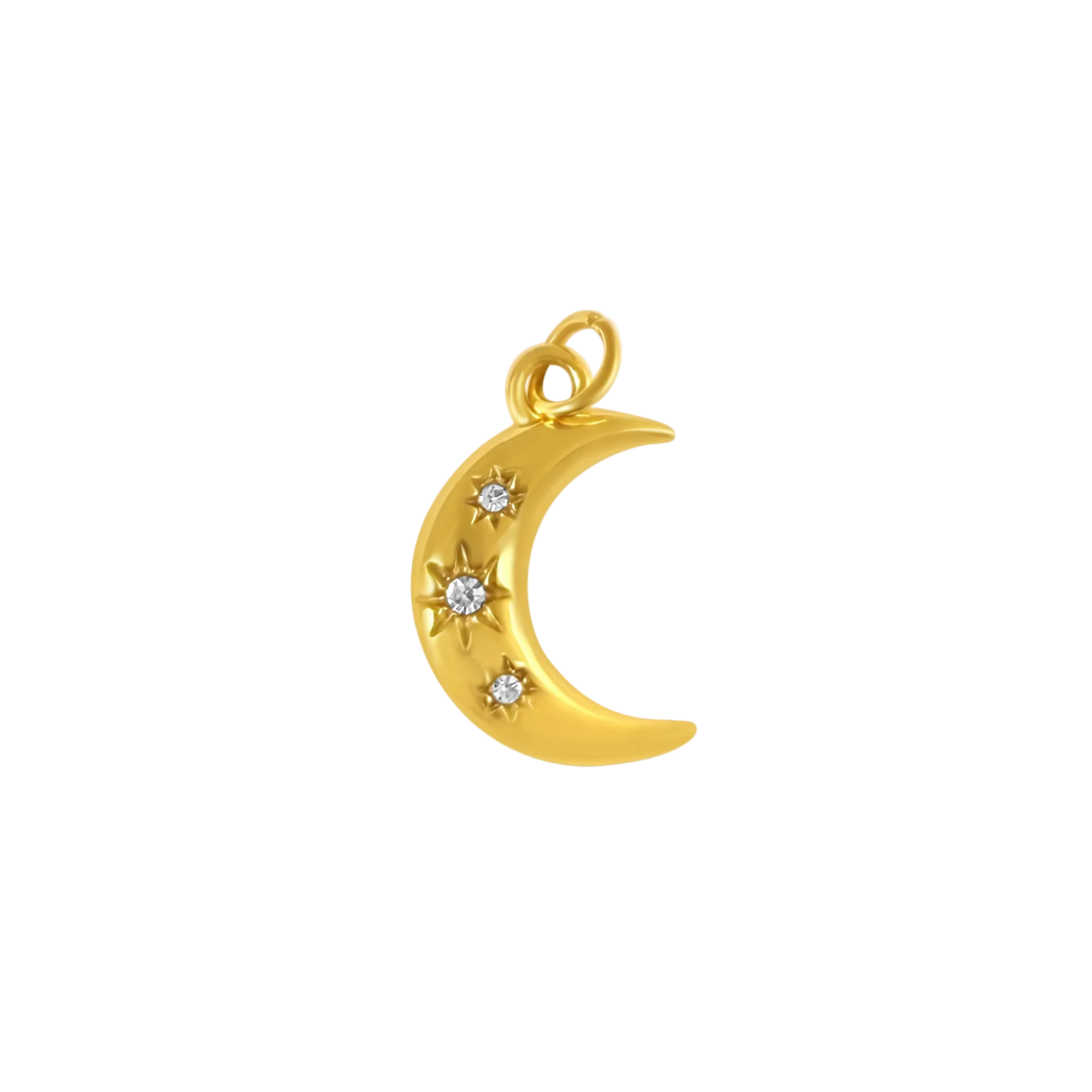 Mond mit kleinen Sternen