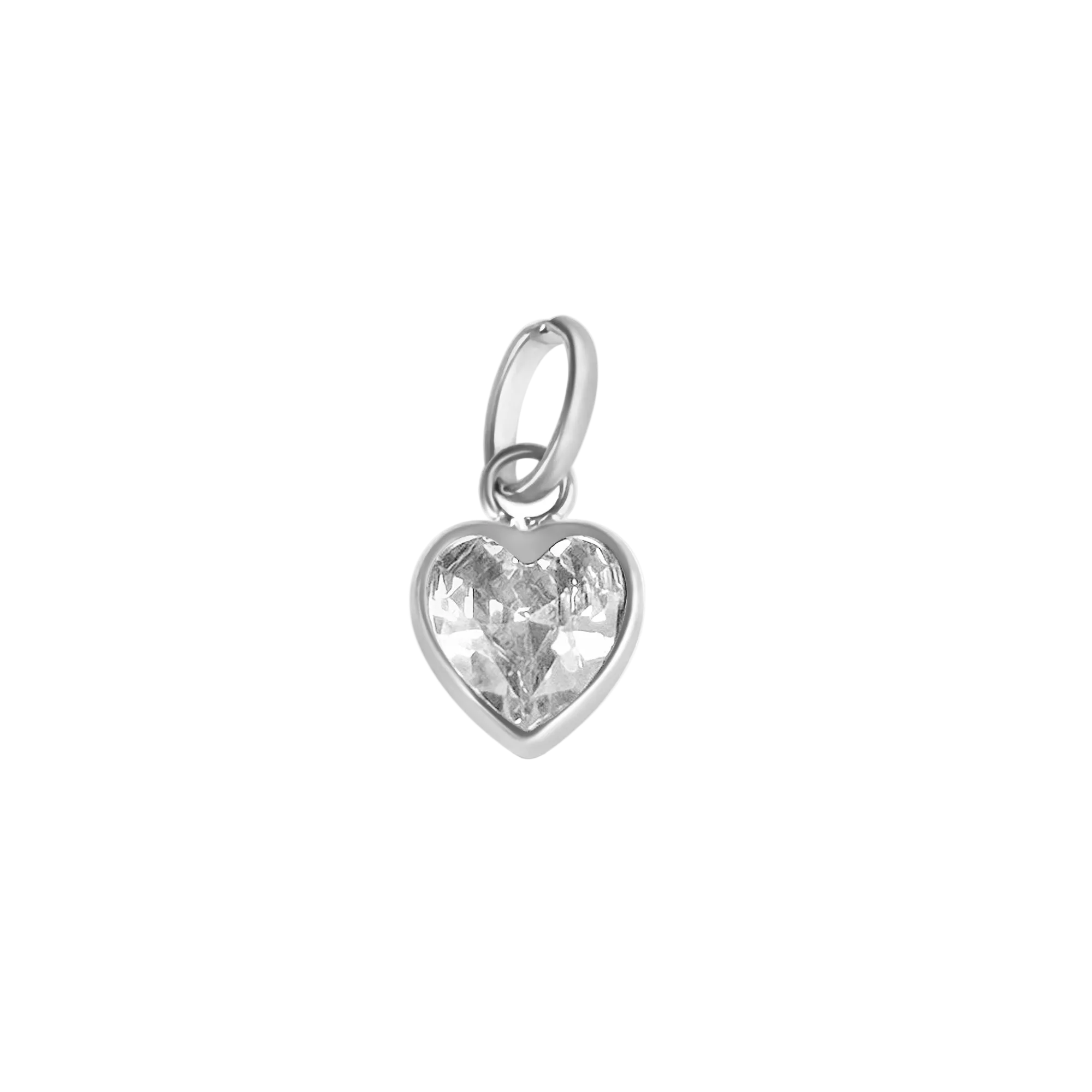 Zirkonia Herz Charm
