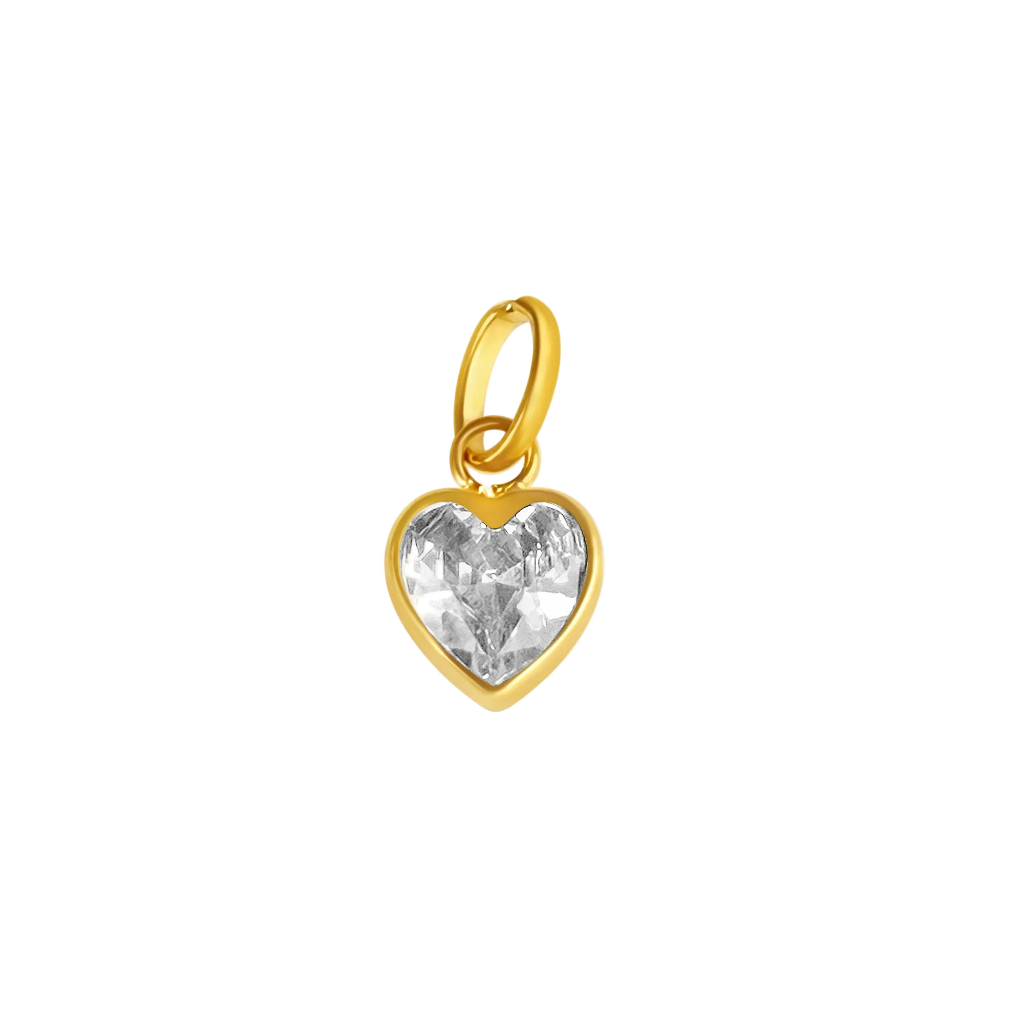 Zirkonia Herz Charm