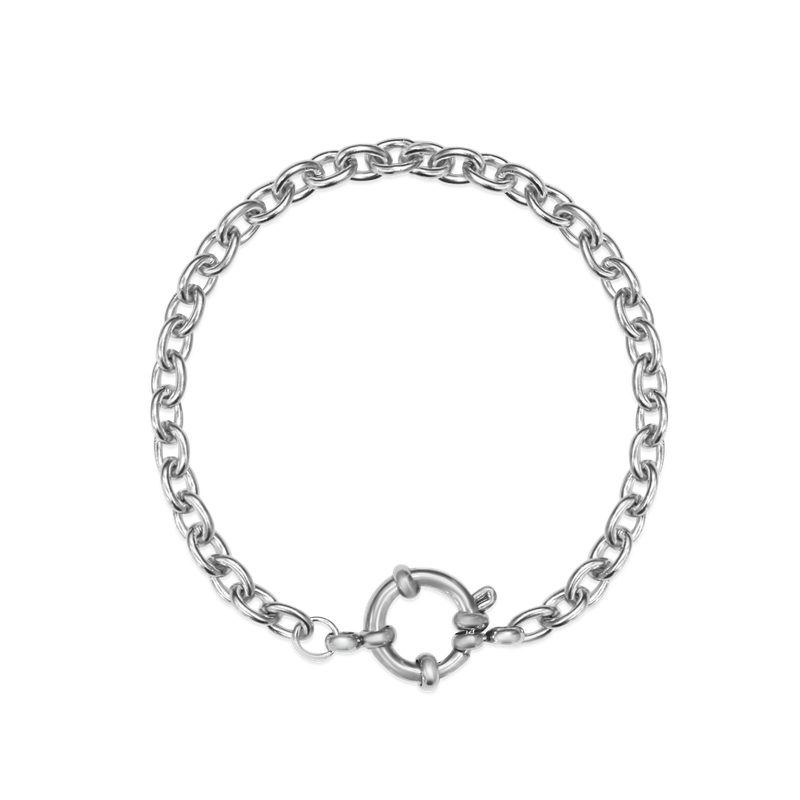 Charm Bracelet with Vintage Clasp