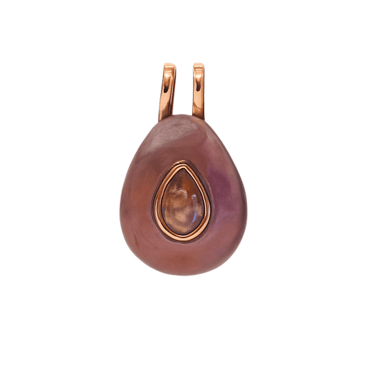 Amethyst Drop Charm - Clout Vienna