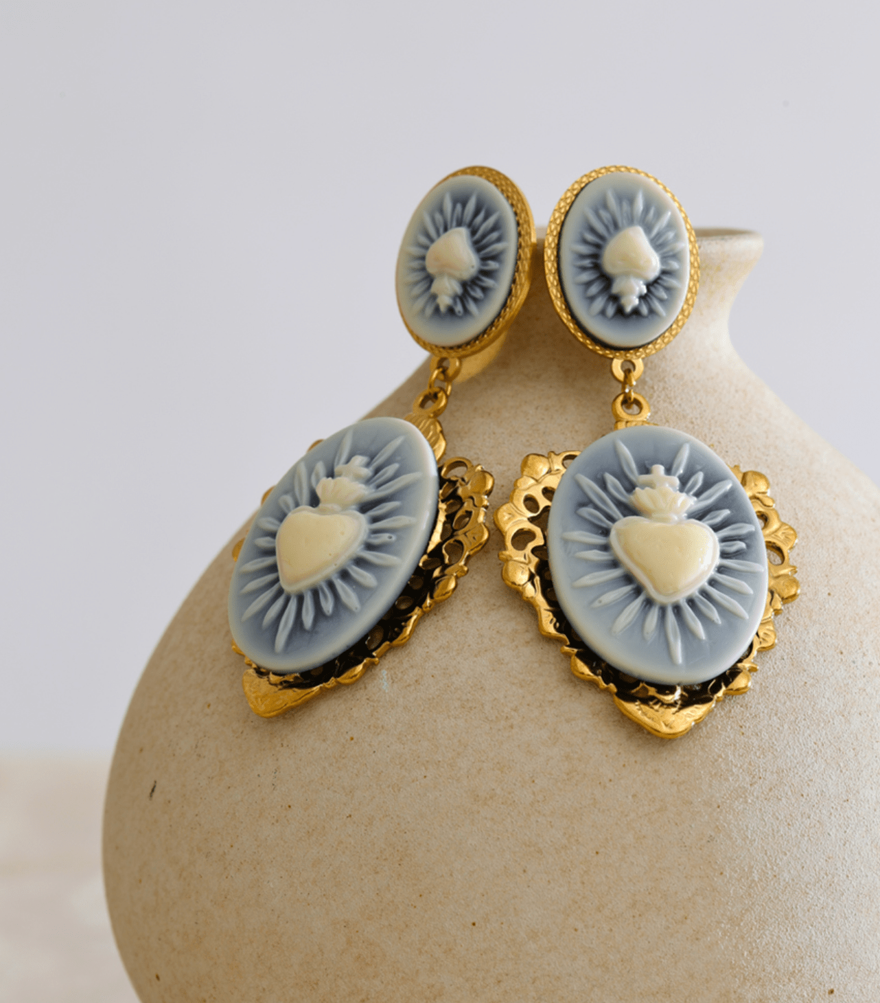 Amour Bleu Earrings - Clout Vienna
