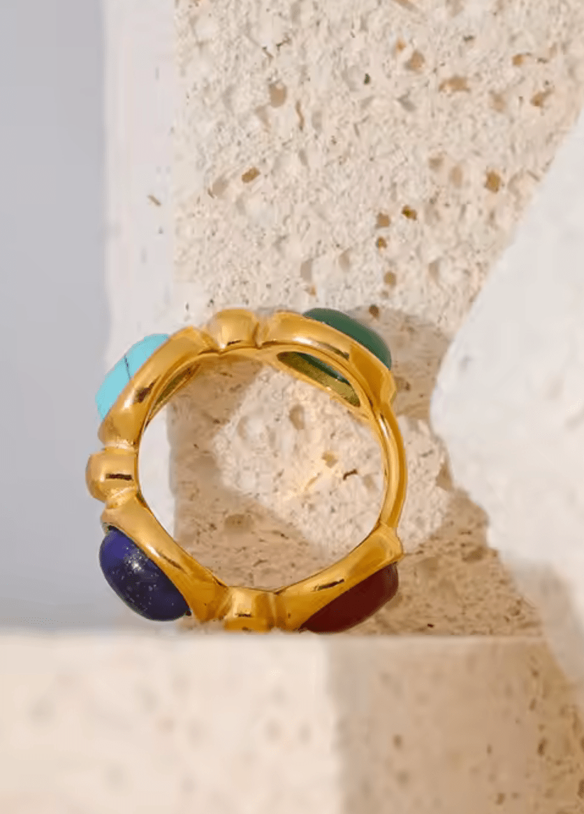 Aurora Gemstone Ring - Clout Vienna