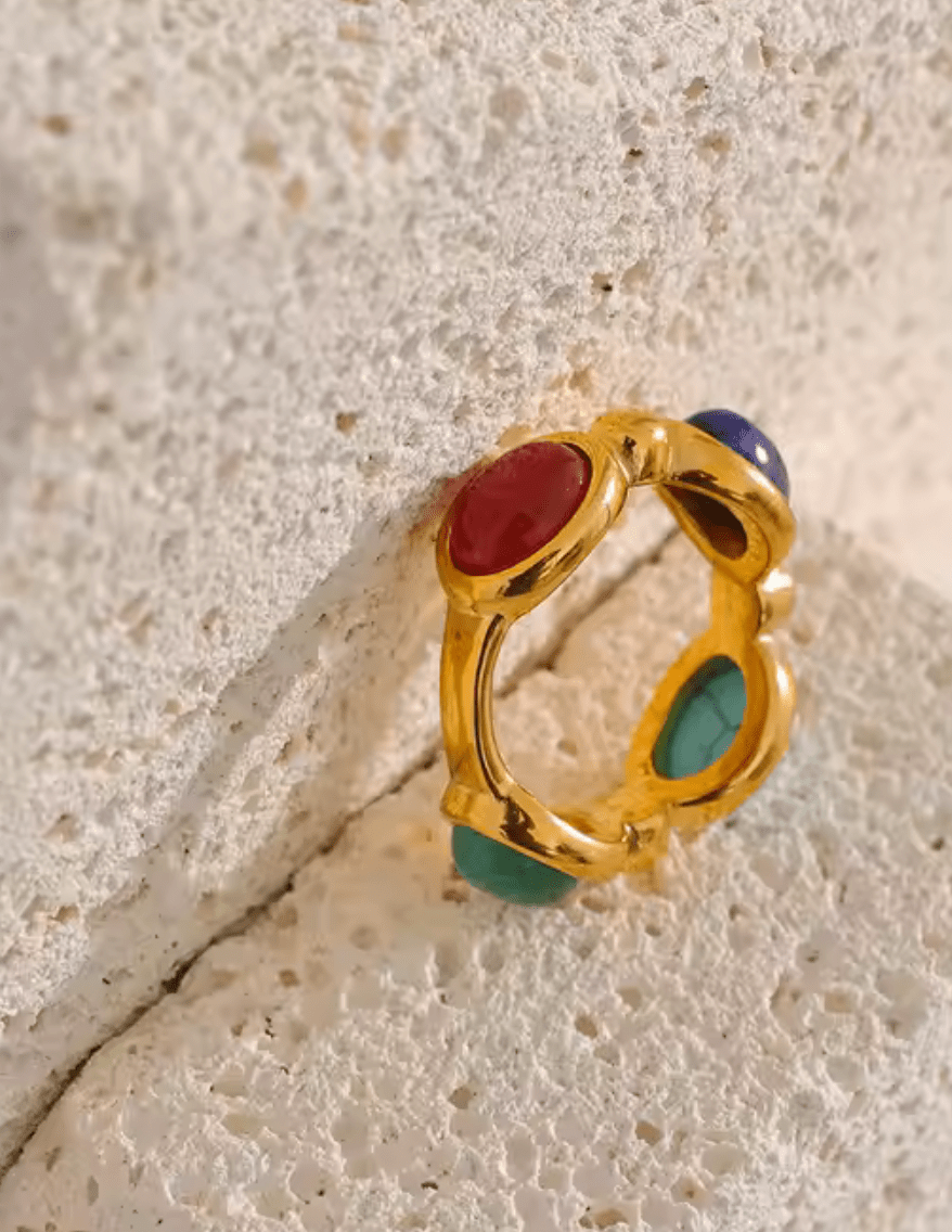 Aurora Gemstone Ring - Clout Vienna