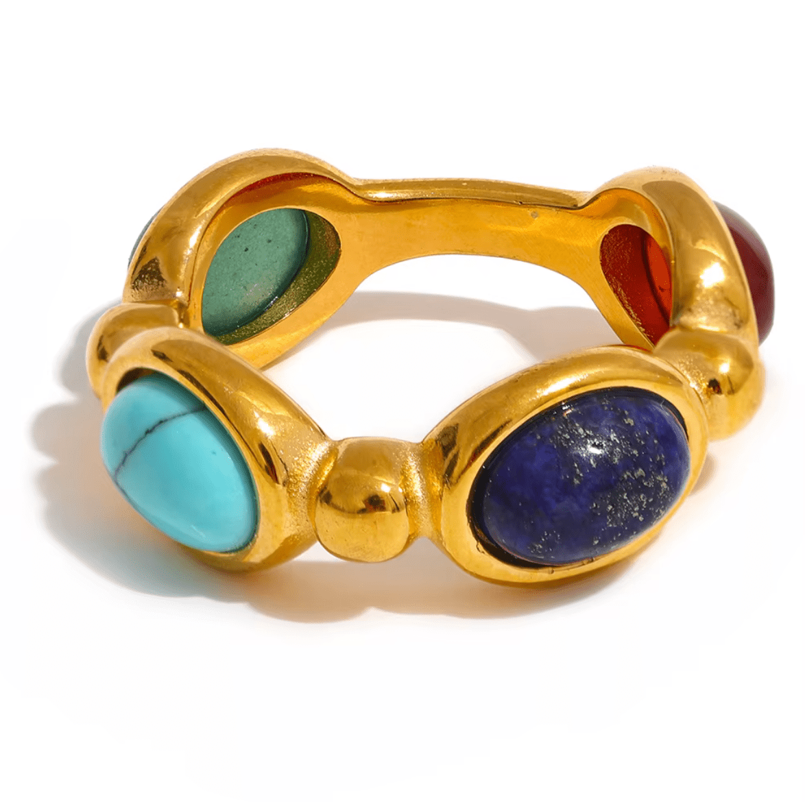 Aurora Gemstone Ring - Clout Vienna
