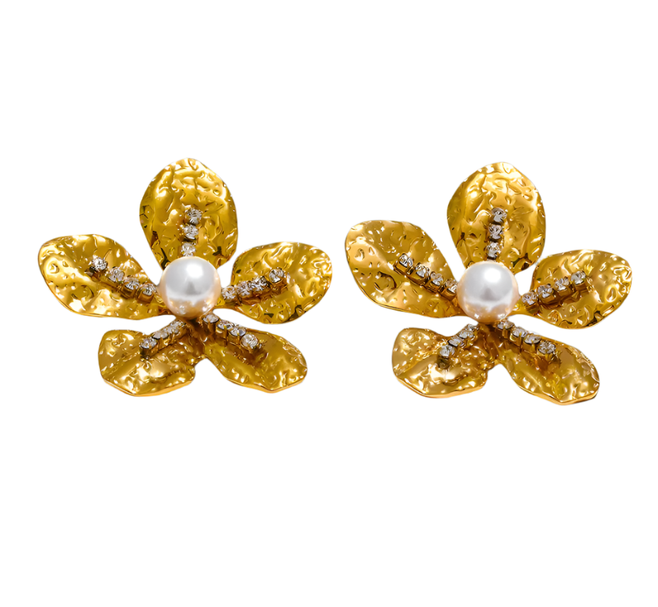 Blume Statement Ohrringe