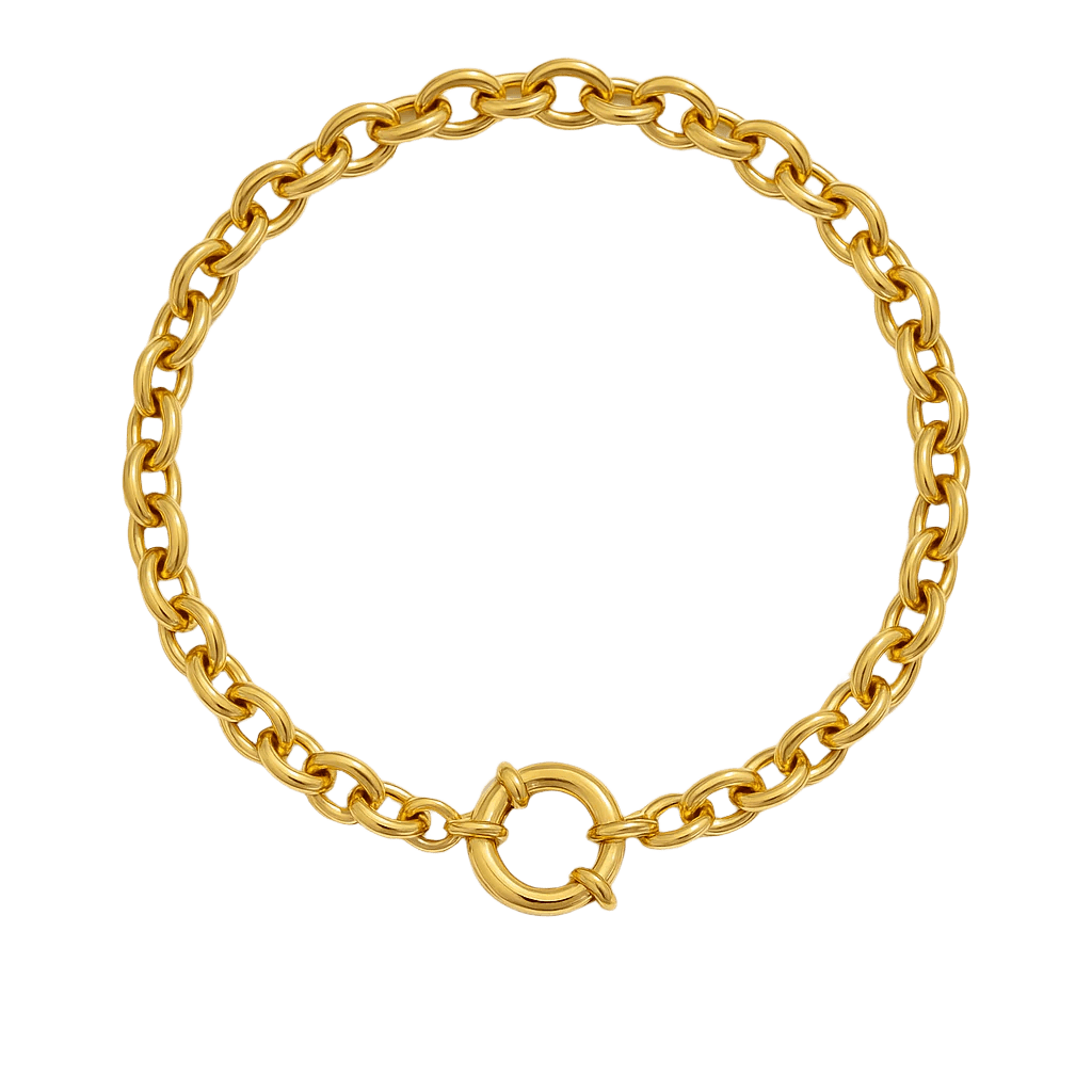 Charm Bracelet with Vintage Clasp - Clout Vienna#