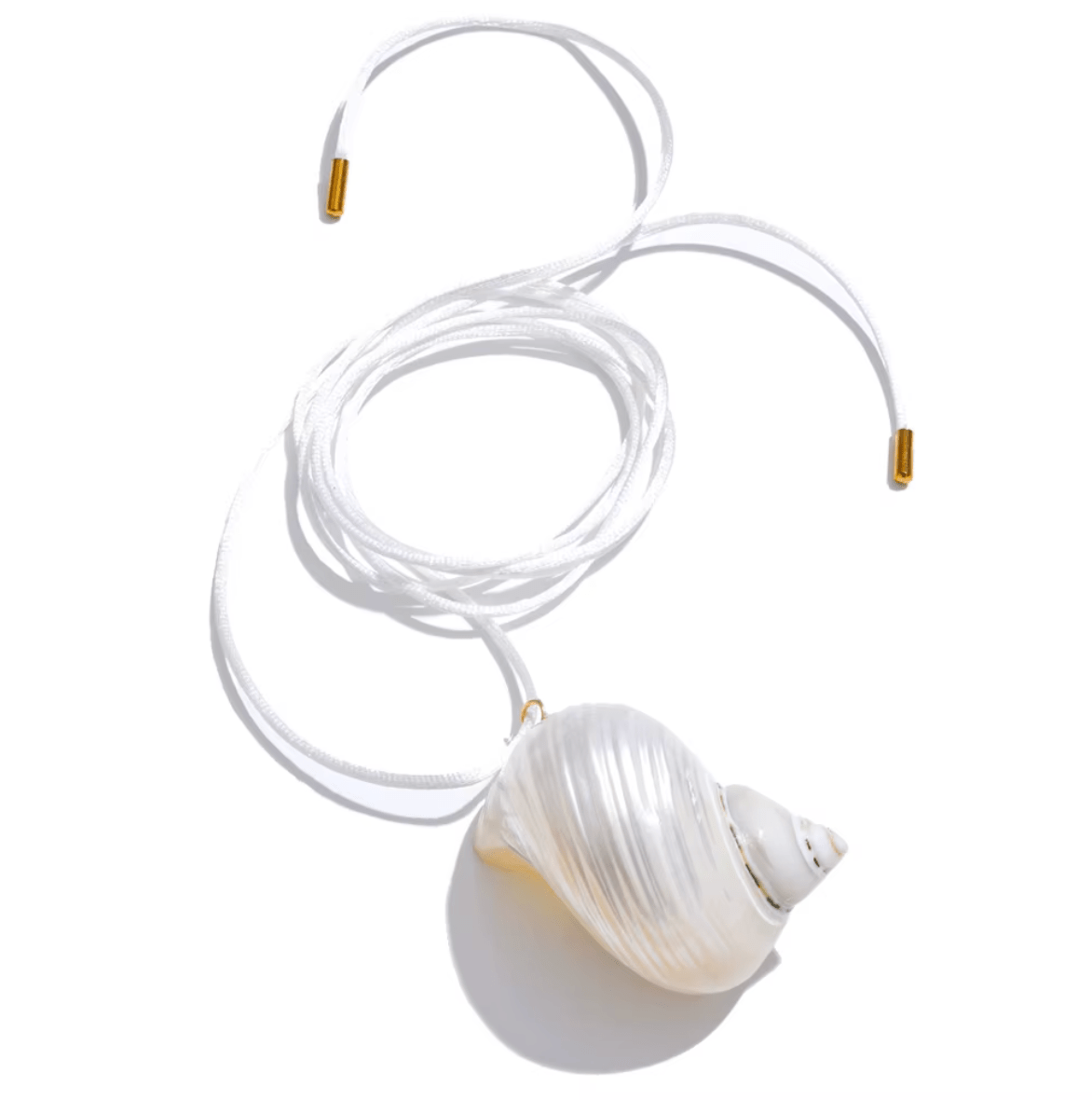 Golden Conch Necklace - Clout Vienna