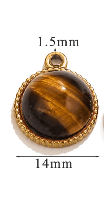 Golden Tiger Charm - Clout Vienna