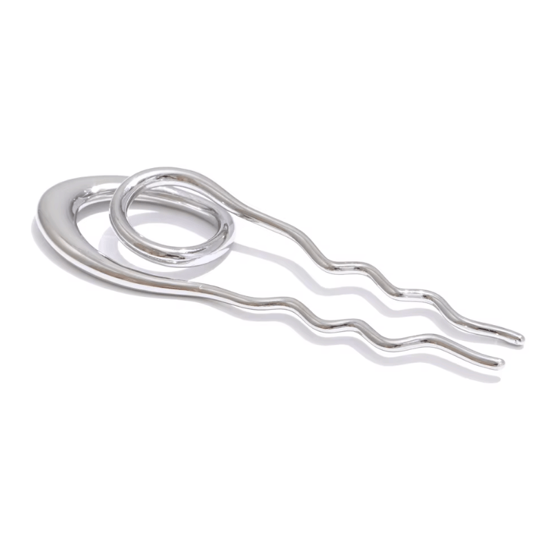 Golden Wave Hair Pin - Clout Vienna