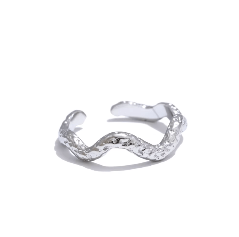 Golden Wave Ring - Clout Vienna