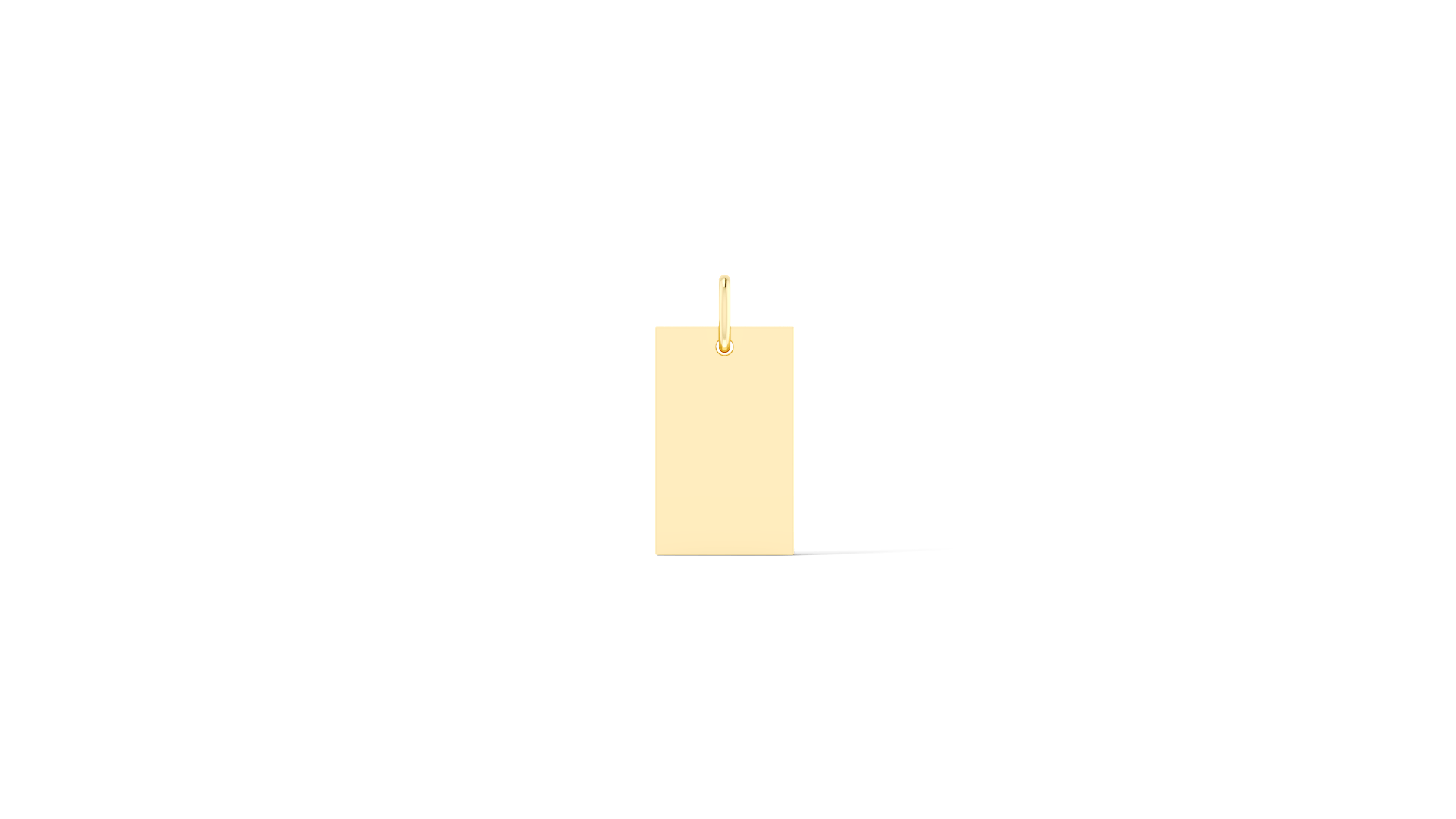 Gravur Charm Vertikal Bar schmal - Clout Vienna#