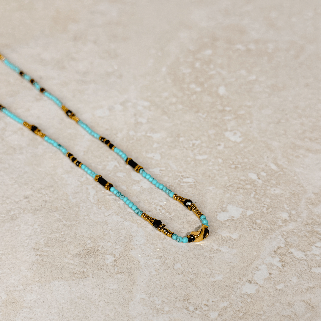 Kleopatra Naturstein Kette - Clout Vienna