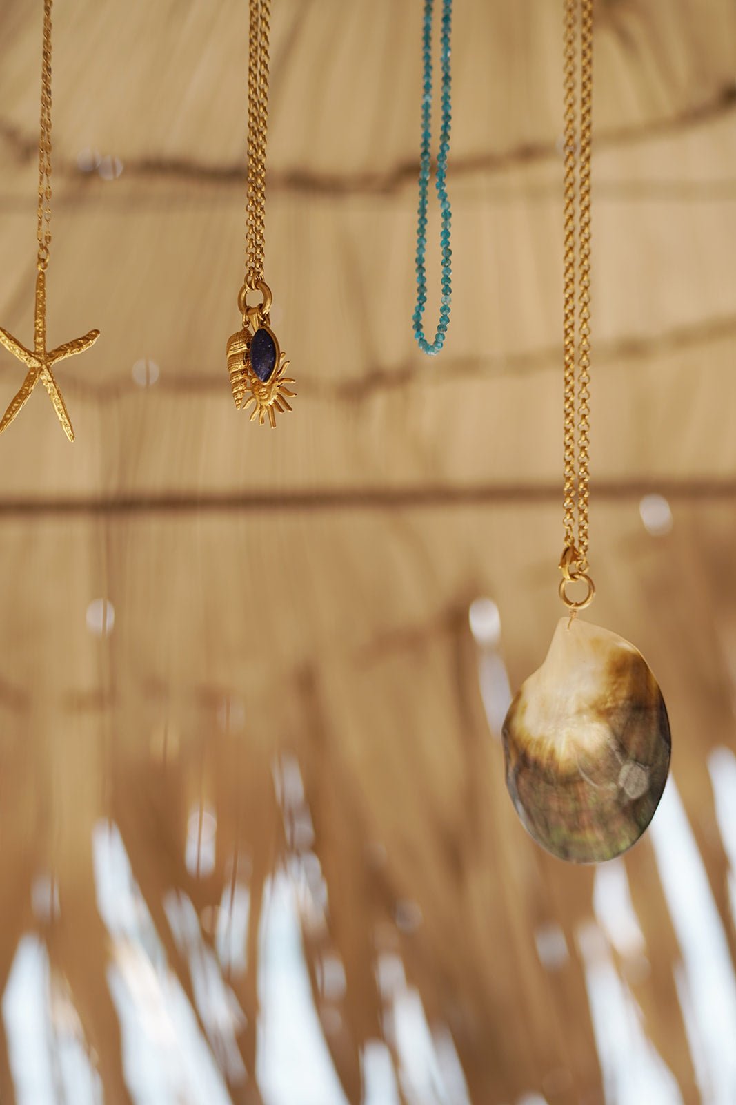 Marquise Blauer Sesam Jasper Charm - Clout Vienna