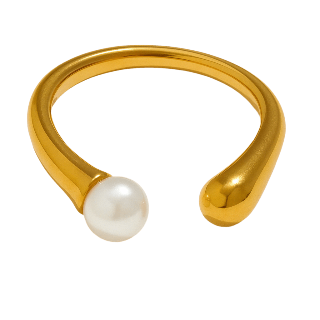 Open Pearl Ring - Clout Vienna#