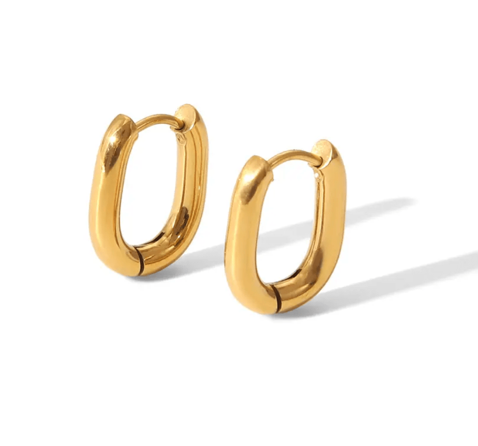 Oval Radiance Hoops - Clout Vienna