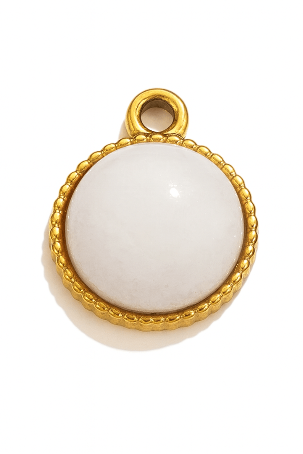 Pure Light - Weißer Jade Charm - Clout Vienna