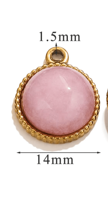 Rose Glow - Rosenquarz Charm - Clout Vienna