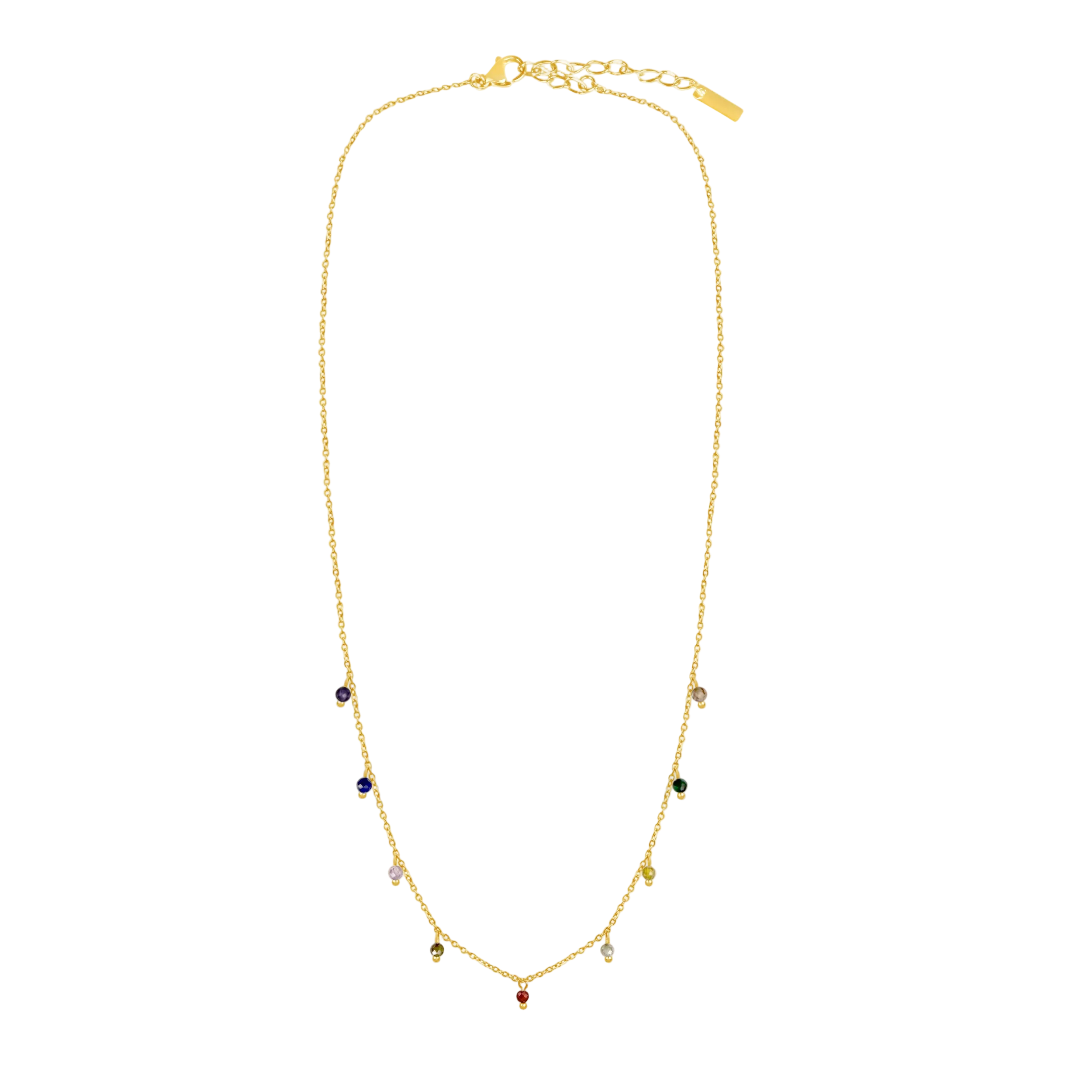 Kette bunte tiny Pearls
