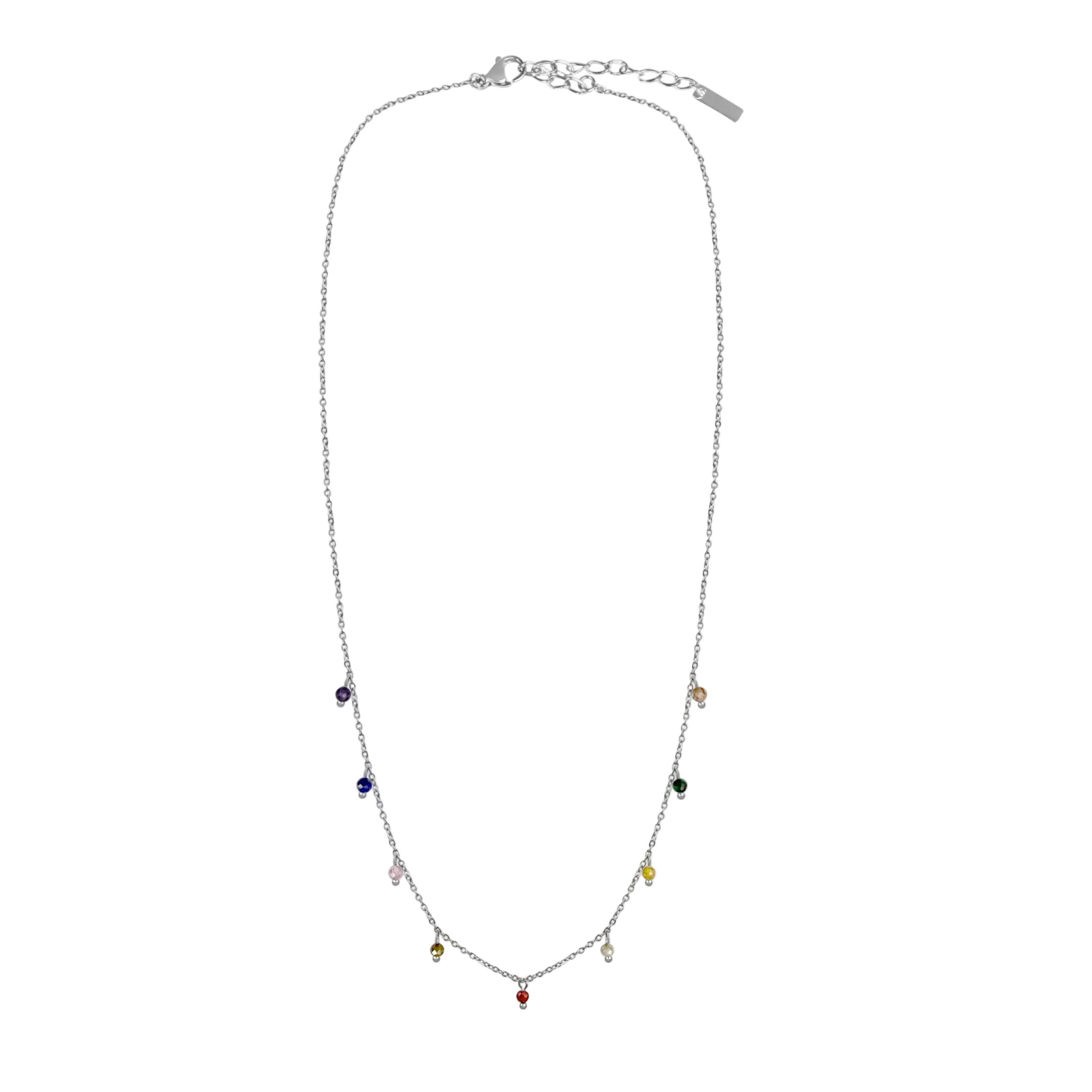Kette bunte tiny Pearls