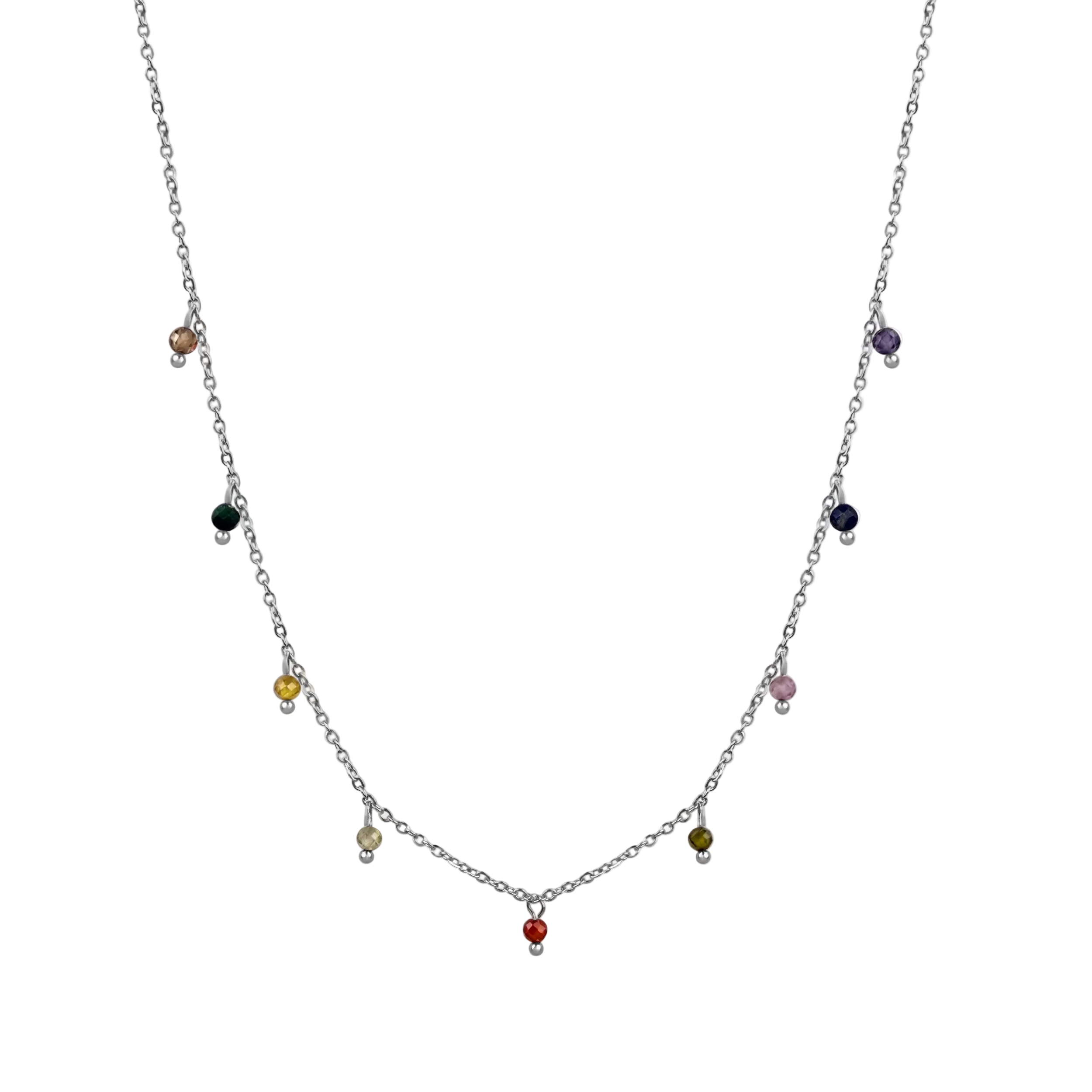 Kette bunte tiny Pearls