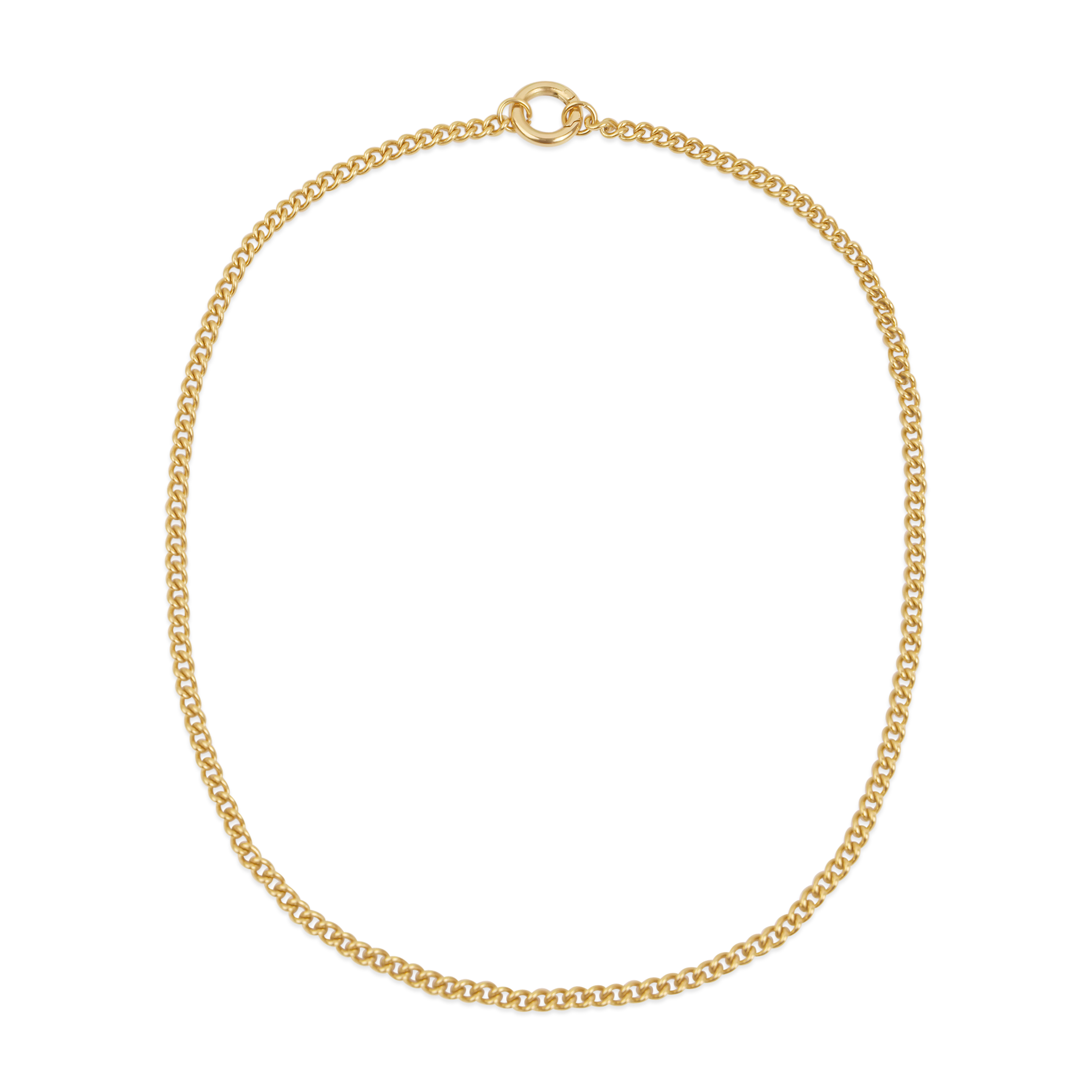 Panzerkette mit rundem Verschluss