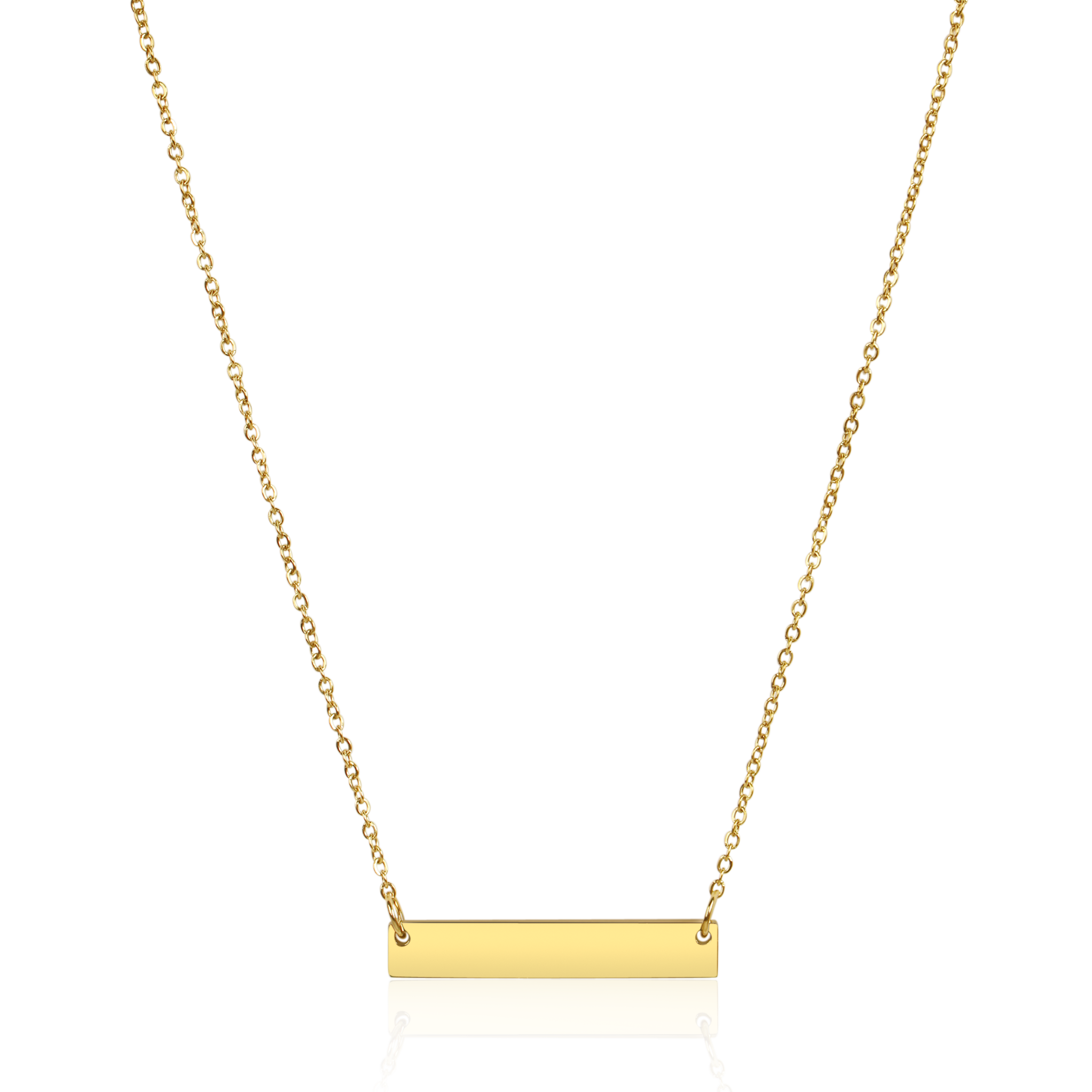 Gravur Kette horizontal bar