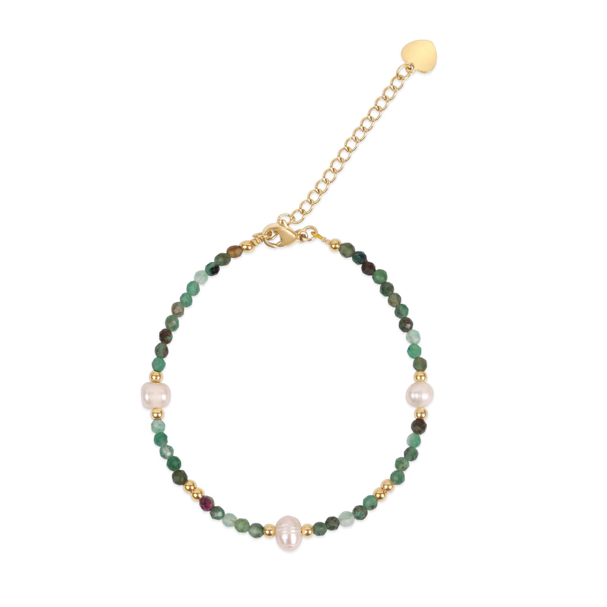 Emerald Pearl Armband