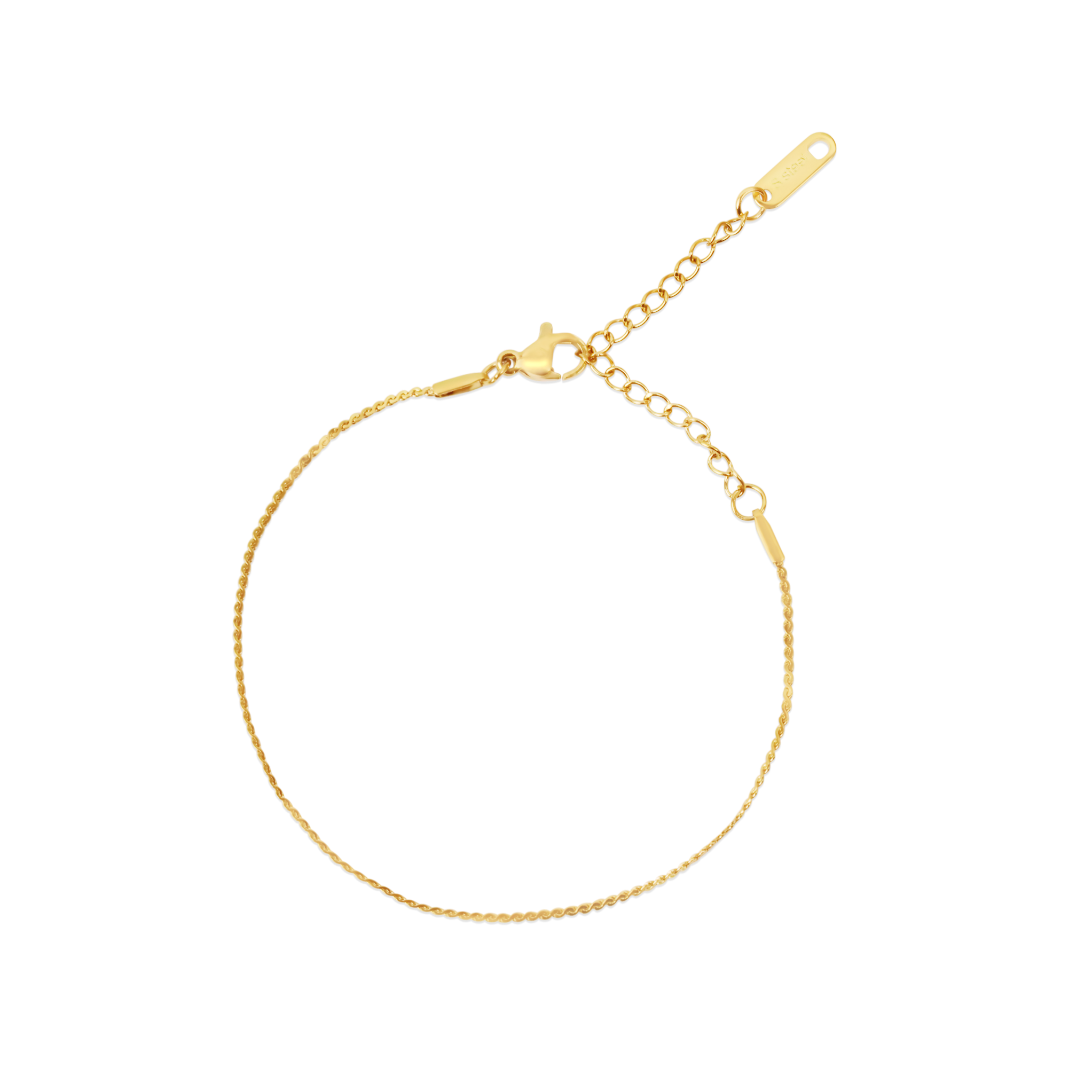 Armband mit Wellenstruktur