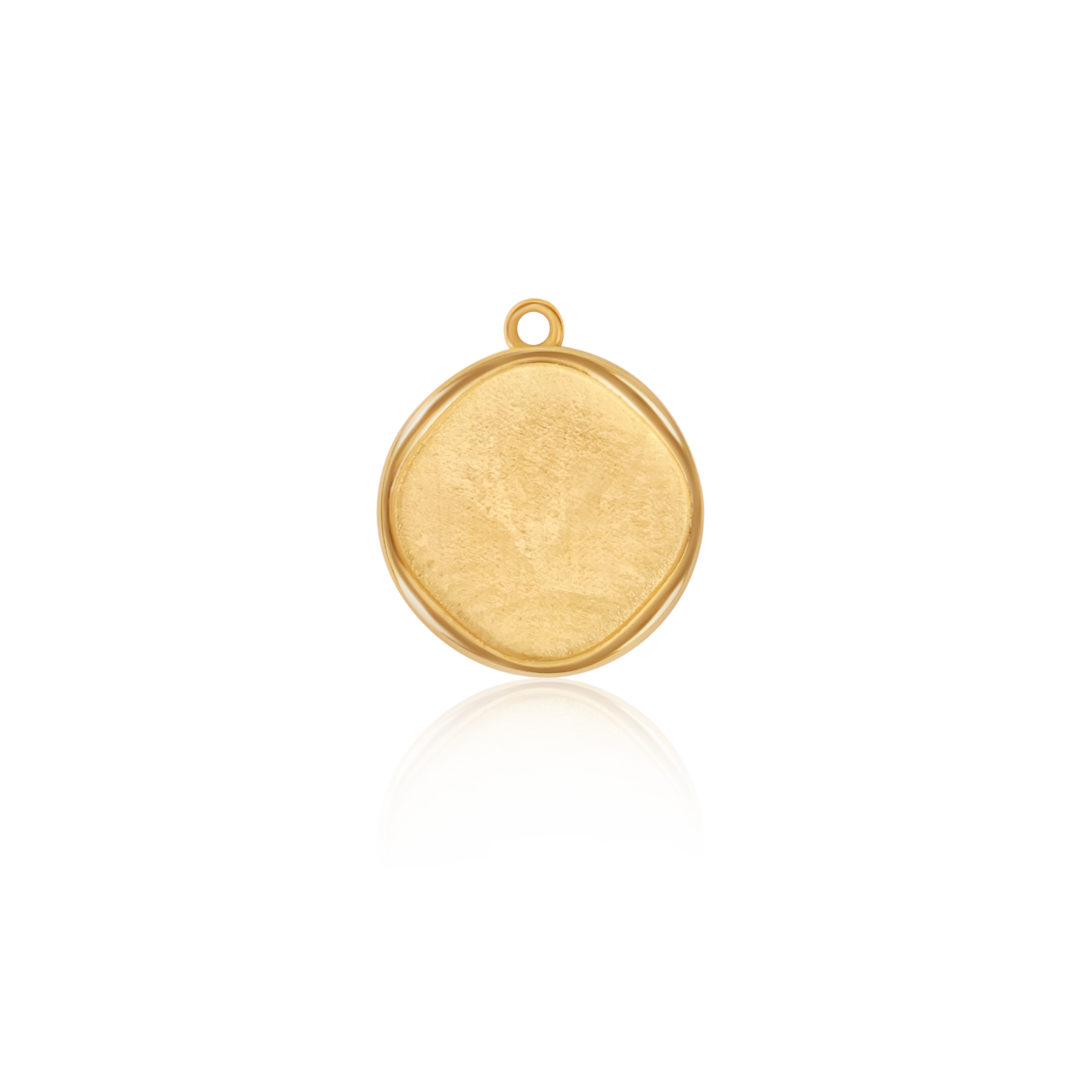 Runder Vintage gravur Charm