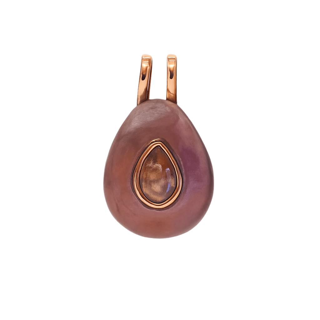 Amethyst Drop Charm - Clout Vienna