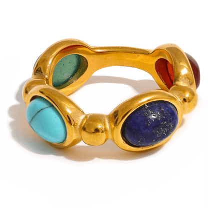 Aurora Gemstone Ring - Clout Vienna