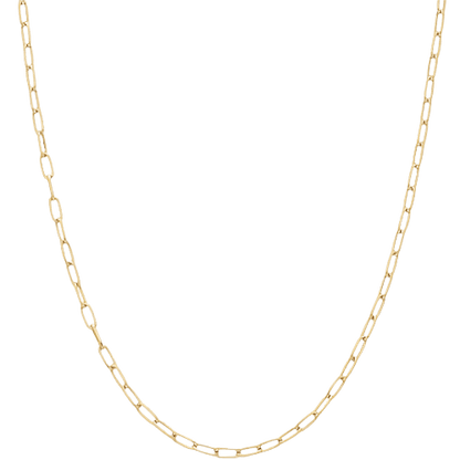 Basic layering paperclip chain - Clout Vienna#