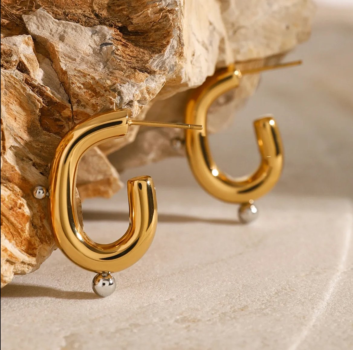 Bicolor Riley Creolen - Clout Vienna#