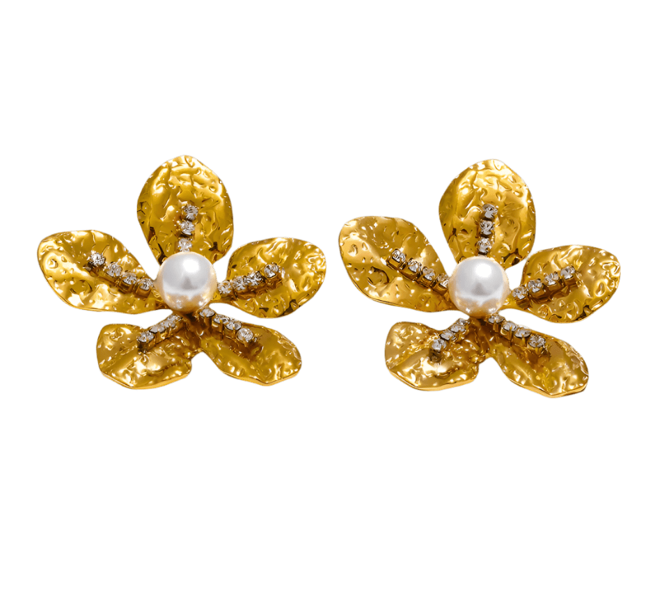 Blume Statement Ohrringe - Clout Vienna