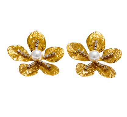 Blume Statement Ohrringe - Clout Vienna