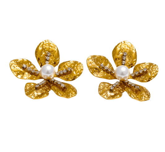 Blume Statement Ohrringe - Clout Vienna