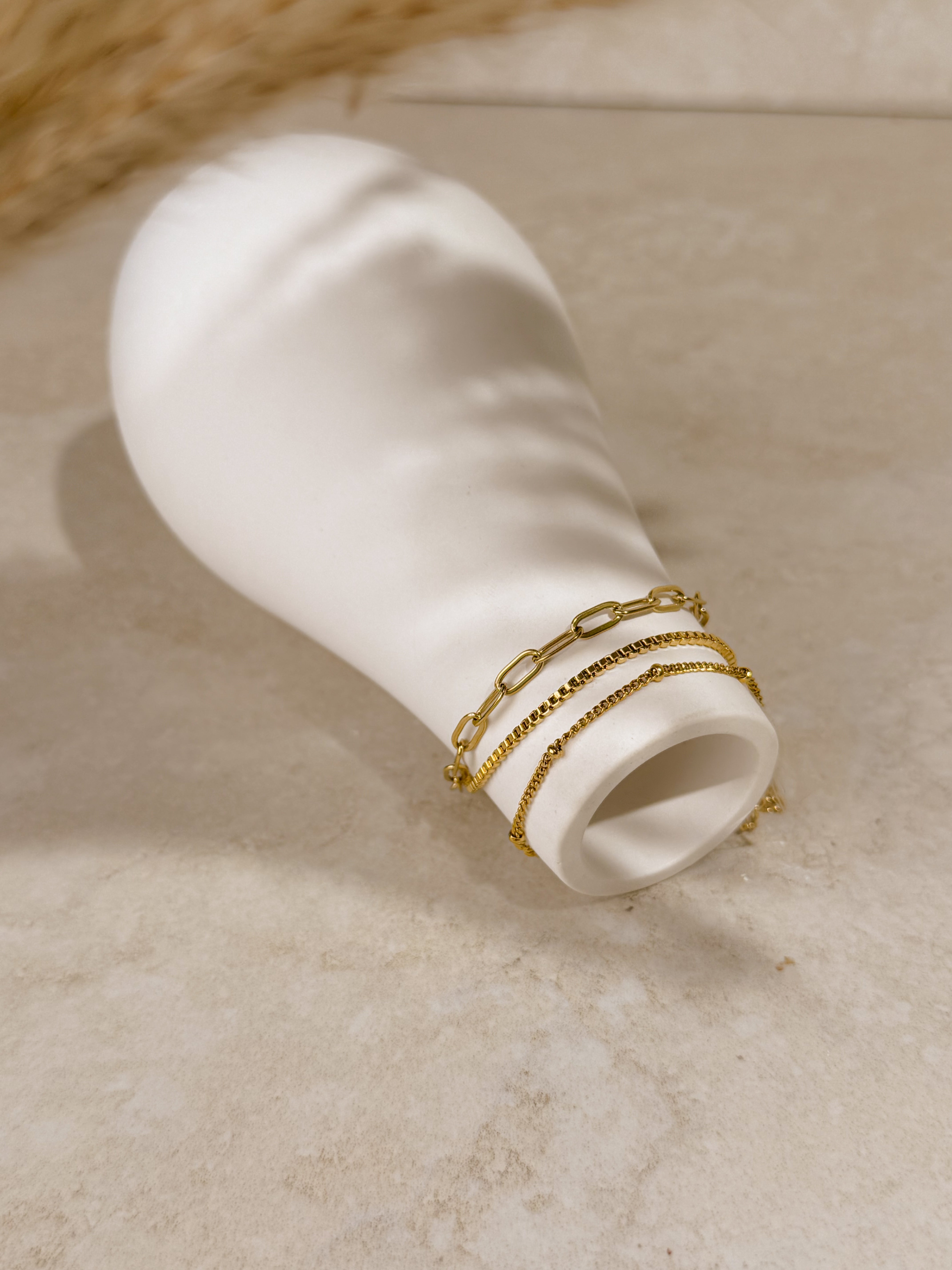 Box Chain Armband - Clout Vienna#