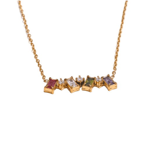 Bunte Baguette kette - Clout Vienna