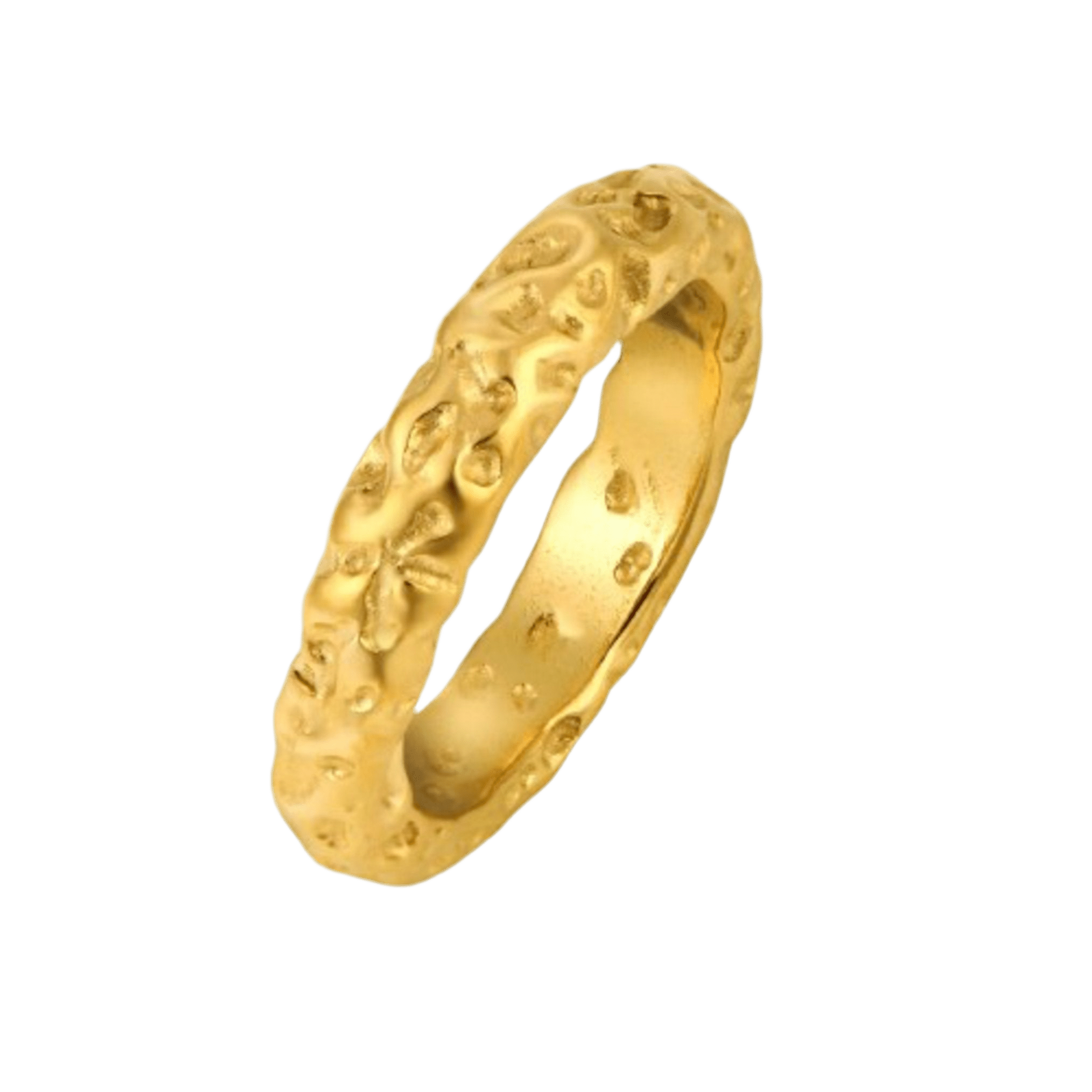 Chunky Hammered Ring - Clout Vienna#