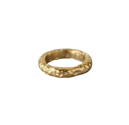 Chunky Hammered RIng - Clout Vienna#