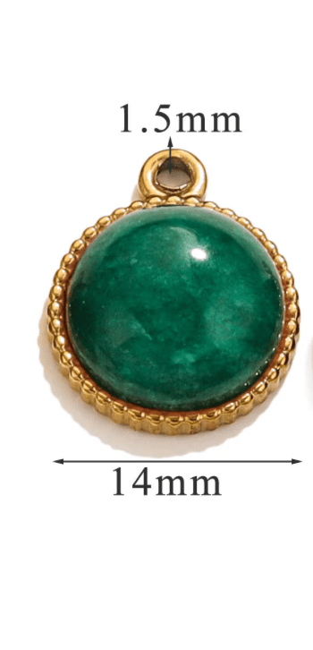 Emerald Glow rund - Clout Vienna