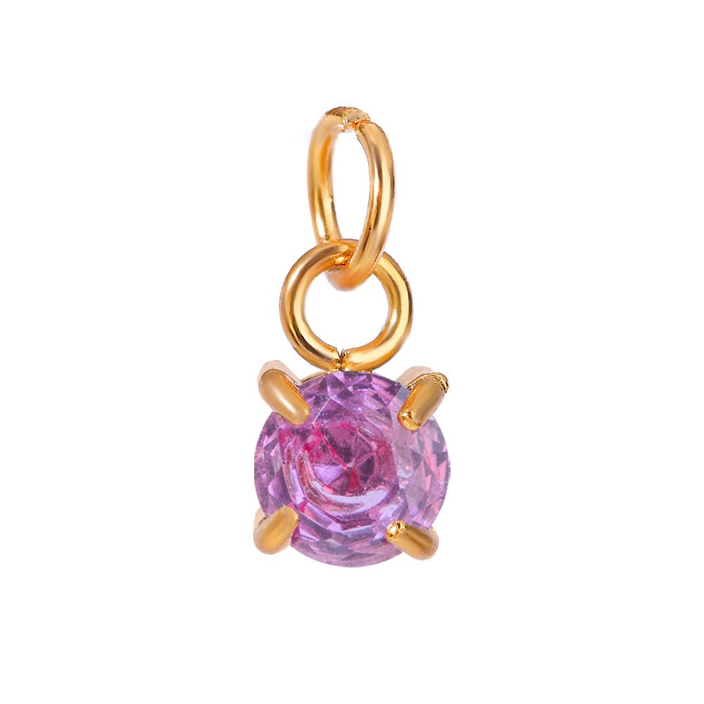 Golden Birthstone Charm - Clout Vienna#