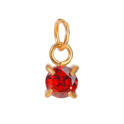 Golden Birthstone Charm - Clout Vienna#