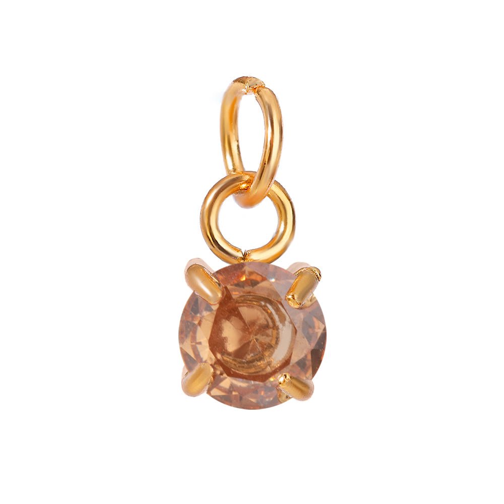 Golden Birthstone Charm - Clout Vienna#